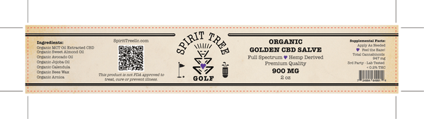 Gold Golfers Salve 900MG CBD